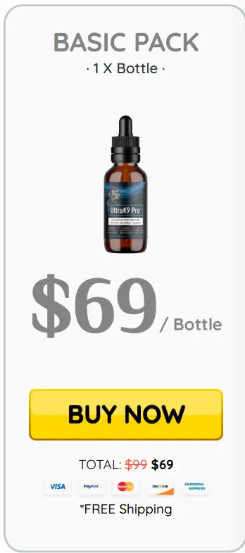 UltraK9 Pro order 1 bottles
