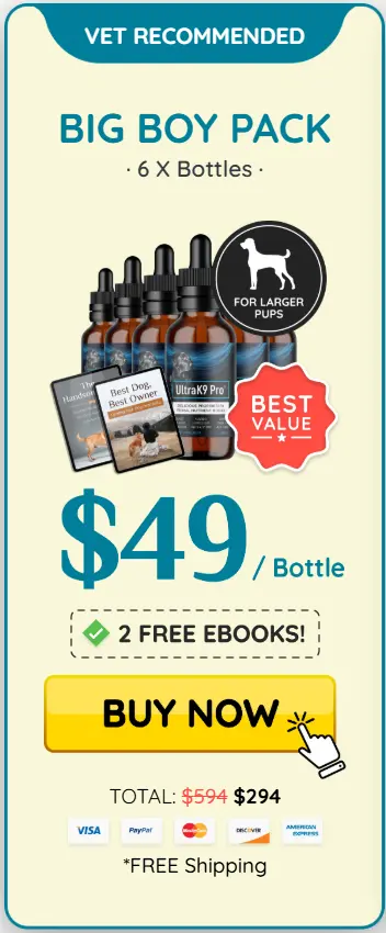 UltraK9 Pro order 6 bottles